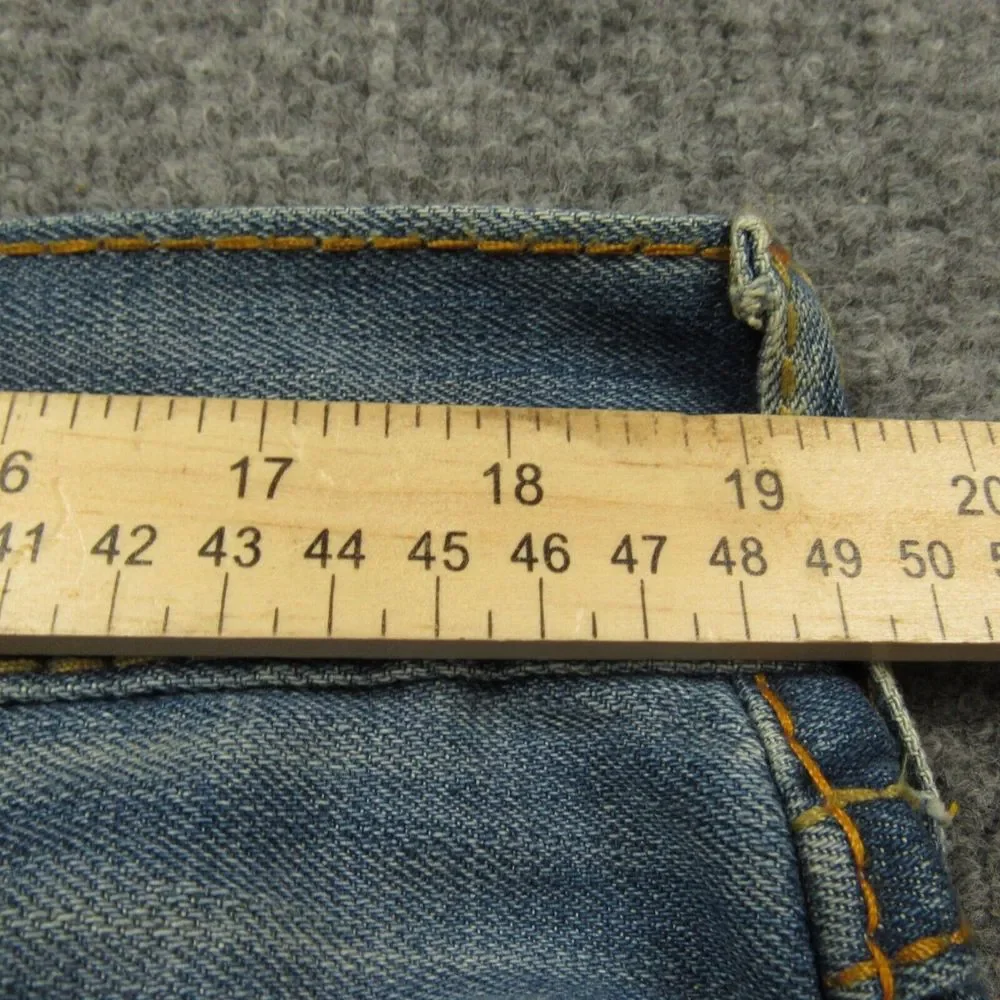 True Religion Jeans‎ Men 38x32 Skinny Denim Flap Pocket Y2k CXLM Dragonfish